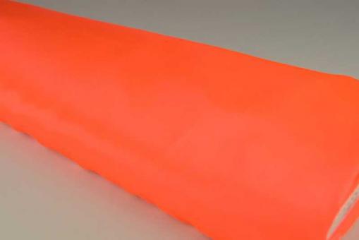 Satin Stoff Neon-Orange