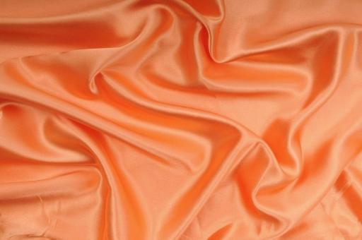 Satin Stoff Rot-Orange