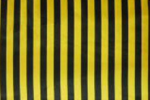 Satin gestreift - Schwarz/Gelb 