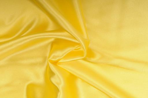 Satin Stoff - Gelb - 1,0 Meter Gelb