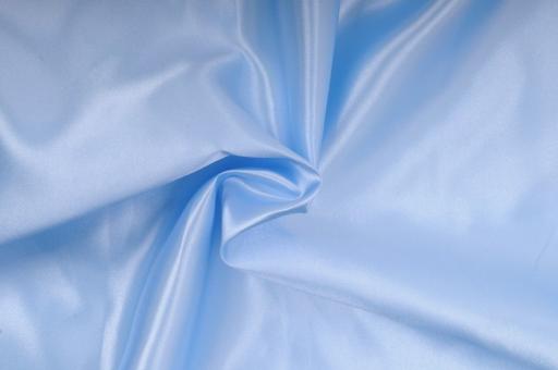 Satin Stoff Hellblau