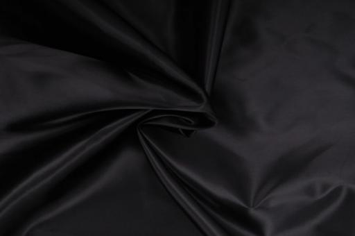 Satin Stoff Schwarz