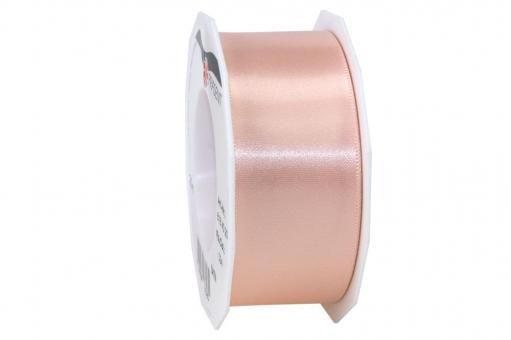 Satinband - 40 mm breit - 25-m-Rolle Apricot