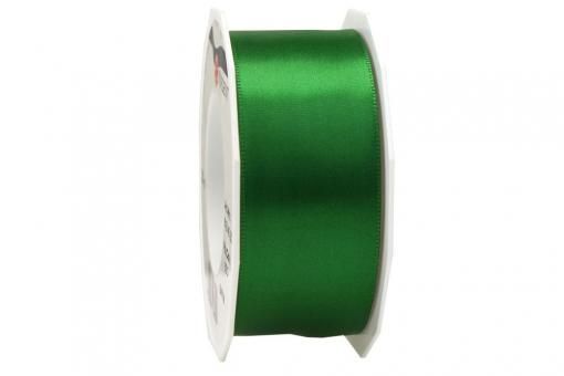 Satinband - 40 mm breit - 25-m-Rolle Grün