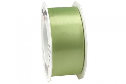 Satinband - 40 mm breit - 25-m-Rolle Hellgrün