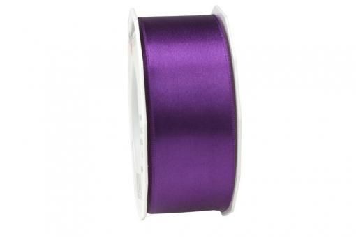 Satinband - 40 mm breit - 25-m-Rolle Lila