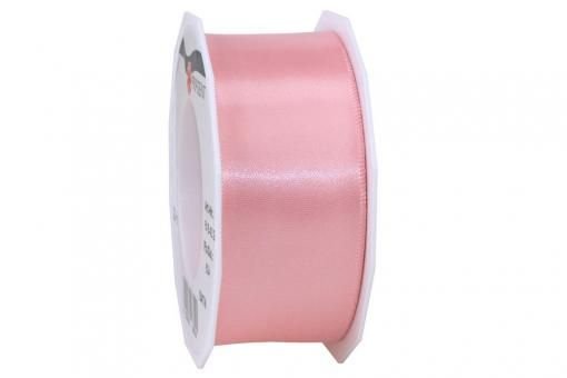 Satinband - 40 mm breit - 25-m-Rolle Rosa