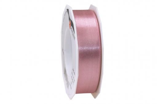 Satinband - 25 mm breit - 25-m-Rolle Altrosa