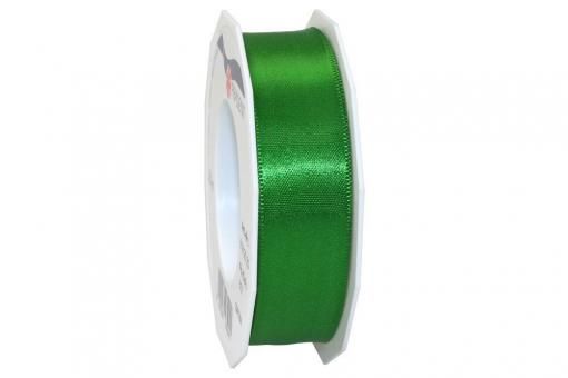 Satinband - 25 mm breit - 25-m-Rolle Grün