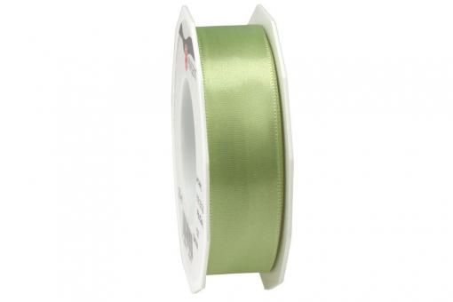 Satinband - 25 mm breit - 25-m-Rolle Hellgrün
