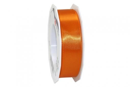 Satinband - 25 mm breit - 25-m-Rolle Orange