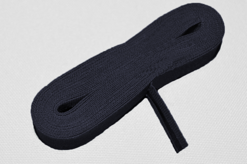 Schrägband 20/40 mm breit - Meterware Graphit