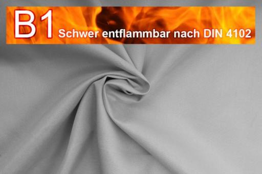 Allround Stoff exclusiv - schwer entflammbar Silber