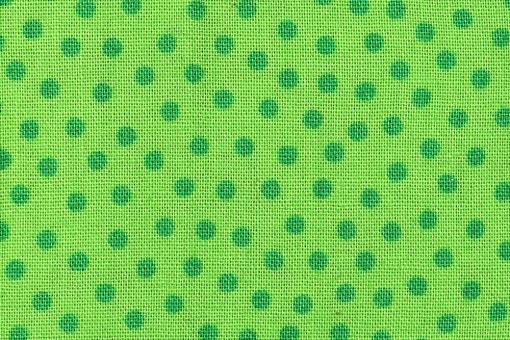 Baumwollstoff - Green Dotties - BIO 