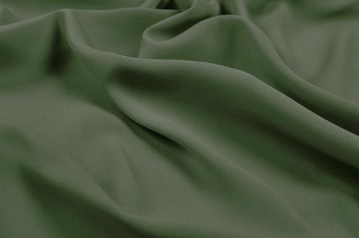 Blusenstoff Chiffon - Oliv 