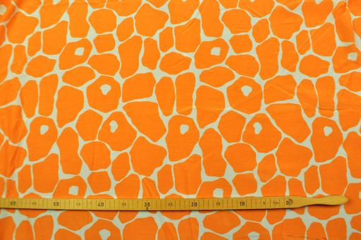 Blusenstoff - Orange Giraffe 