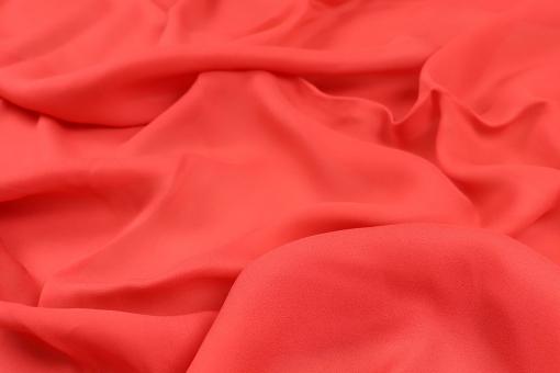 Blusen-Chiffon - Hellrot 