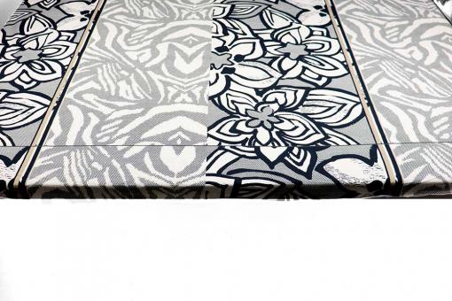 Panel-French-Terry - Striped Romance 