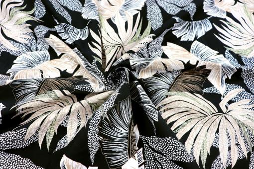 Baumwollstoff mit tropischen Muster 