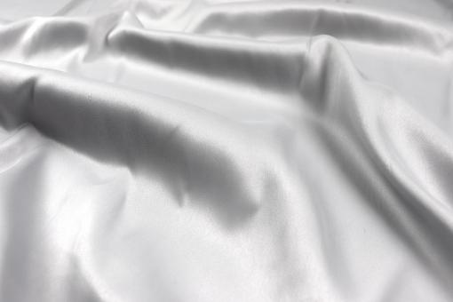 Blusenstoff - glatt und geschmeidig - Silber 