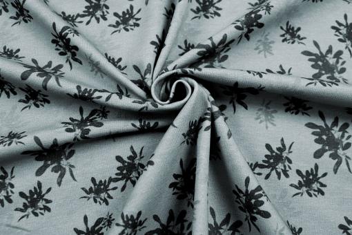 Jersey Stoff mit nostalgischen Design 