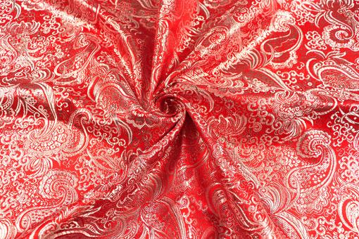 Brokat - Sultan Paisley - Rot 