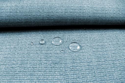 Outdoorstoff - Meliert - Stahlblau 