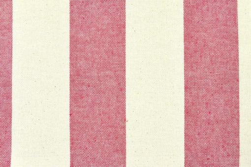 Fertig-Segeltuch Nature - Rechteck - a: 144 x b: 153 cm - Blockstreifen Rot 