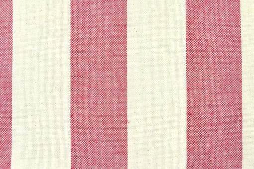 Segeltuch Basic - 280 cm - Blockstreifen - Rot 