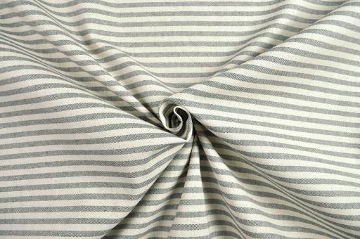 Segeltuch Basic - 280 cm - Thin Stripes - Grau 