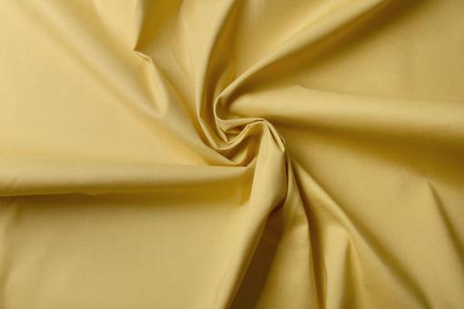 Popeline-Baumwollstoff - Elastik Gelb