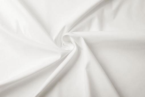 Popeline-Baumwollstoff - Elastik Weiß
