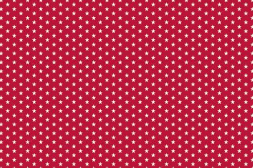 Tischdecken-Stoff Belinda - Kleine Sterne Rot