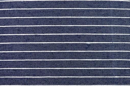 Outdoor-Dekostoff - Navy Fine Stripes 