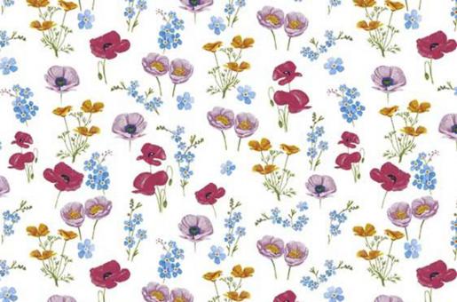 Wachstuchstoff - Flores del Verano 
