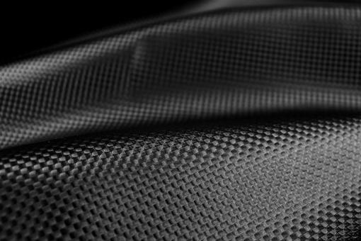 Lederimitat Techno-Look - Carbon-Stil Schwarz
