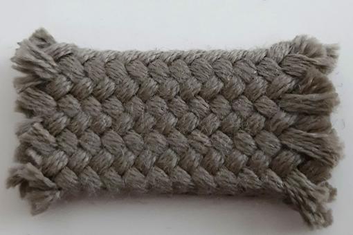 Stuhlbezugs-Gurtband - rund geflochten - Ø 1,7 cm Taupe