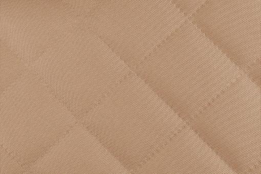 Polyesterstoff - reißfest und wasserabweisend - Rauten-Steppung - Sand 