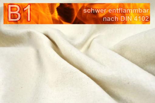 Isolier-Molton - schwer entflammbar - Natur - 300 cm - B-Ware 