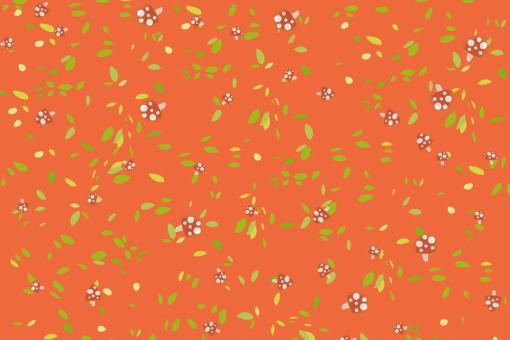 Trevira CS - Waldpilze Allover Orange