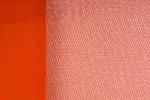 Tüll - schwer entflammbar Orange