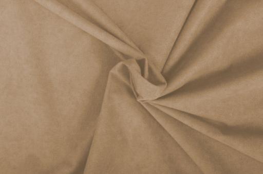 Kunstleder - Velours Beige