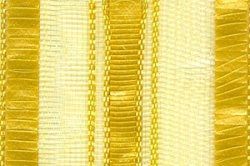 Ziehschleifenband 40 mm - 25 m-Rolle Gold