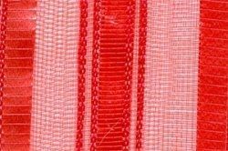 Ziehschleifenband 40 mm - 25 m-Rolle Rot