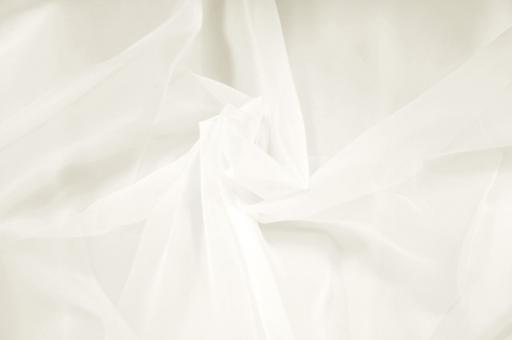 Voile Gardine mit Bleiband - 280 cm - uni Creme