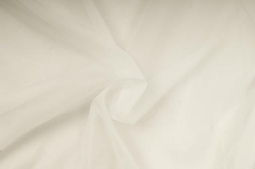 Voile mit Bleiband - 300 cm - Weiß Creme