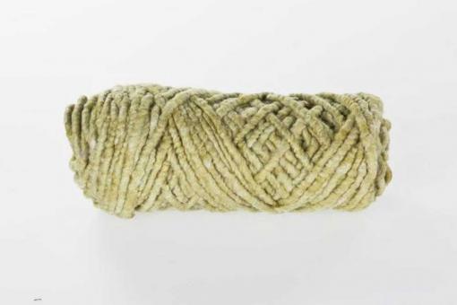 Wollkordel auf Spule - 10 mm - 7 Meter Rolle Grün Melange