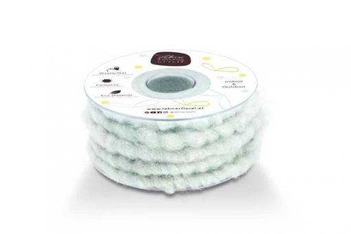 Wollkordel auf Spule - 10 mm - 7 Meter Rolle Mint
