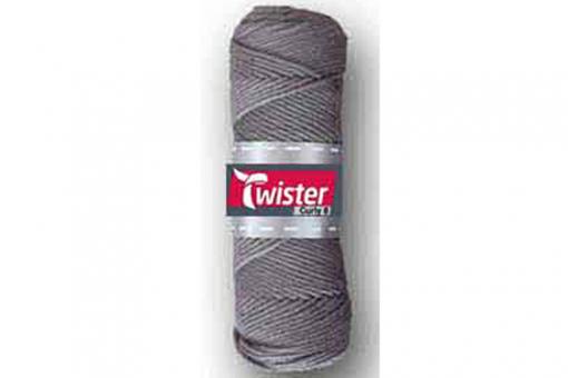 Topflappen-Garn Twister - 50 g - Uni Mausgrau