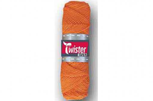 Topflappen-Garn Twister - 50 g - Uni Orange